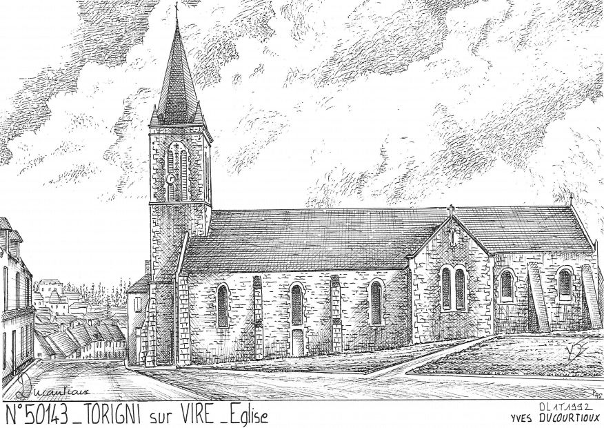 N 50143 - TORIGNI SUR VIRE - église